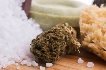 Cannabis salt, marijuana wellness products