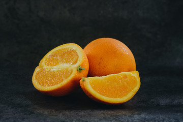Oranges on Loft background