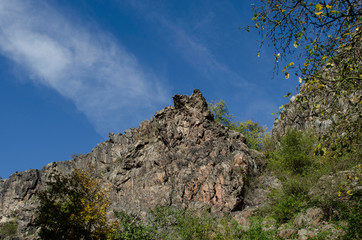 View of Divoka Sharka (Divoká Šárka)  natural park on the north-west of Prague Czech Republic
