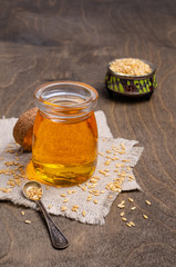 Unrefined linseed oil