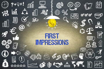First impressions - obrazy, fototapety, plakaty