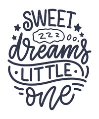 Lettering Slogan about sleep and good night. Vector illustration design for graphic, prints, poster, card, sticker and other creative uses