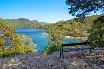 Croatia - The landscape of national park Mljet island