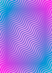 Fototapeta na wymiar Abstract minimal cover with geometric waves and gradients. Trendy layout with halftone. Abstract minimal cover template for book, banner, invitation and poster. Futuristic business illustration.