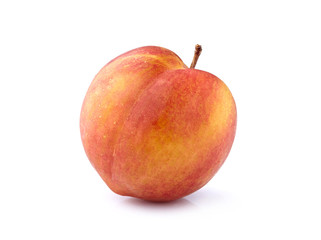 Yellow Plum   isolated on white background.