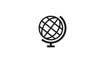 globe icon vector illustration