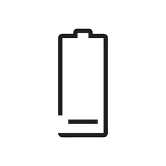 Battery icon vector isolated on background. Trendy sweet symbol. Pixel perfect. illustration EPS 10. - Vector