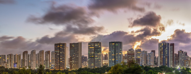 sunset at Fortaleza Brazil
