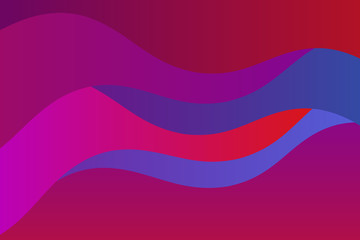 Abstract vector pink and violetcolor background with curved lines. Pattern backdrop for landing pages.