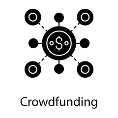 Obraz premium Financial Network Vector