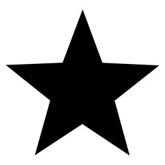 Obraz premium star isolated on white background