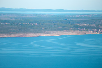 sea and coast of croatia.