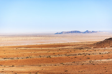 Beautiful desert landscape of Namibia, Africa