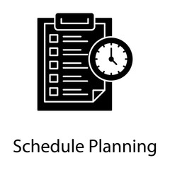 Schedule Planning Report 