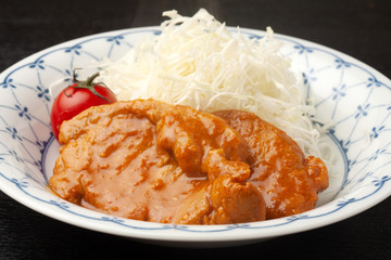 豚ロースの味噌焼き