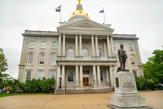 New Hampshire State House Capitol Building In Concord