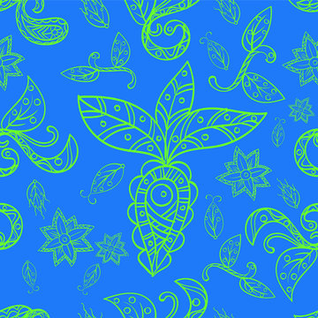 seamless vector nature absract ornament
