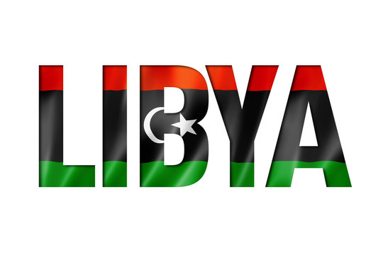 libyan flag text font