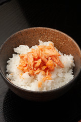 鮭フレークごはん