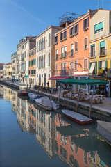 Fototapeta na wymiar Venice - The canal Rio della Misericordia.