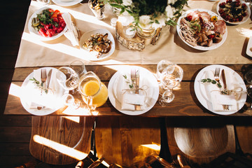Wedding decoration rustic style. Wedding decor.
