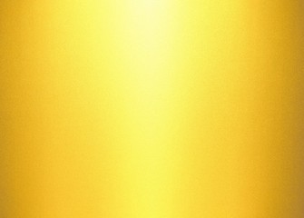 metallic gold foi texture polished glossy abstract background with copy space, white metal gradient template for gold border, frame, ribbon design