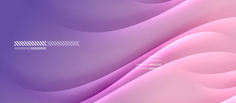 Trendy simple fluid color gradient abstract background with dynamic wave shadow line effect. Vector Illustration For Wallpaper, Banner, Background, Card, Book Illustration, landing page