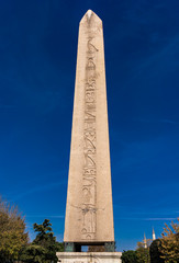 Ancient Egyptian Obelisk of Theodosius in Istanbul, Turkey