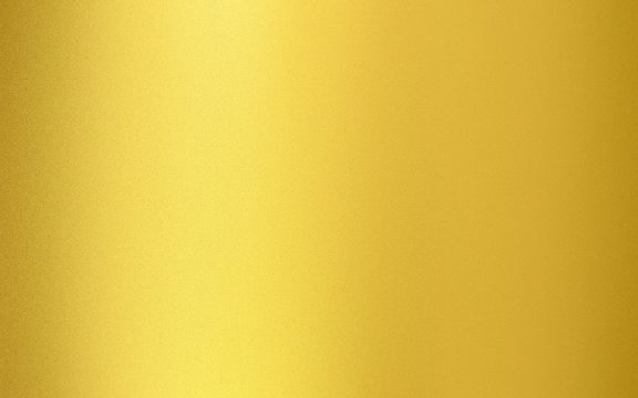 metallic gold foi texture polished glossy abstract background with copy space, white metal gradient template for gold border, frame, ribbon design