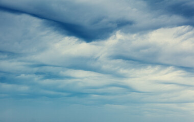 Fantastic view of the dark overcast sky.