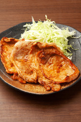 豚ロースの味噌漬け焼き