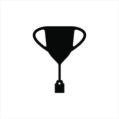 vector illustration of a trophy