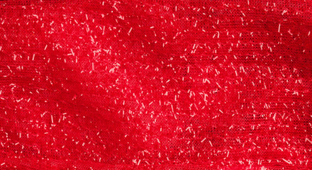 Red Christmas fabric using as background