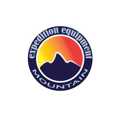 Mountain icon Logo Template