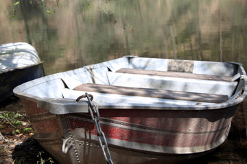 Boot auf dem Trockenen