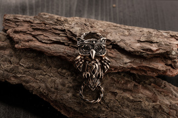 Owl overerg, clasp for braided bracelets