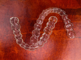 Invisible dental teeth brackets tooth aligners plastic braces retainers to straighten teeth....