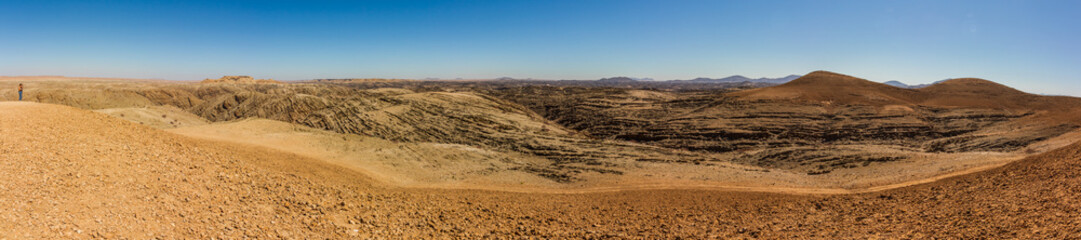 Panorama der Landschaft der Wüste Namib südlich von Swakopmund, Namibia