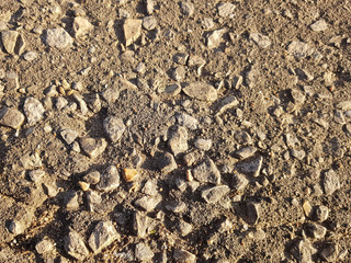 Background of stones on the ground.