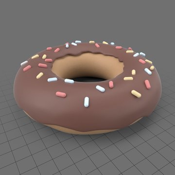 Donut with sprinkles