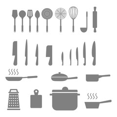 cooking equipment icon vector design symbol