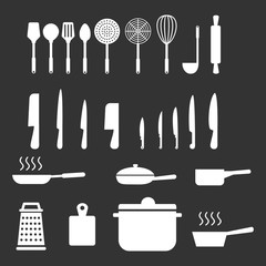 cooking equipment icon vector design symbol