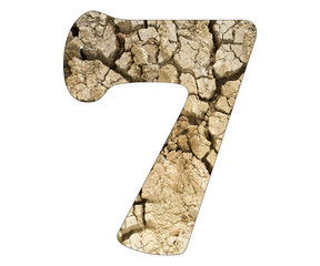 Number 1 - Aridity land the ground cracks.