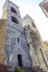 Italy. Genoa. Gate of the Wall of Barbarossa. Porta Soprana
