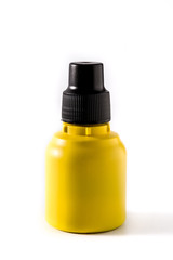 Medical iodine in a bottle isolated on white background. 