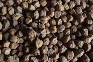 Dry Organic Chickpeas.  