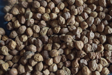 Dry Organic Chickpeas.  