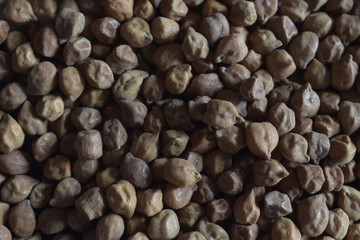 Dry Organic Chickpeas.  