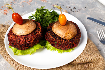 vegetable burgers