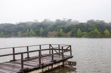 Winter on Lake São Bernardo in San Francisco de Paula , Brazil